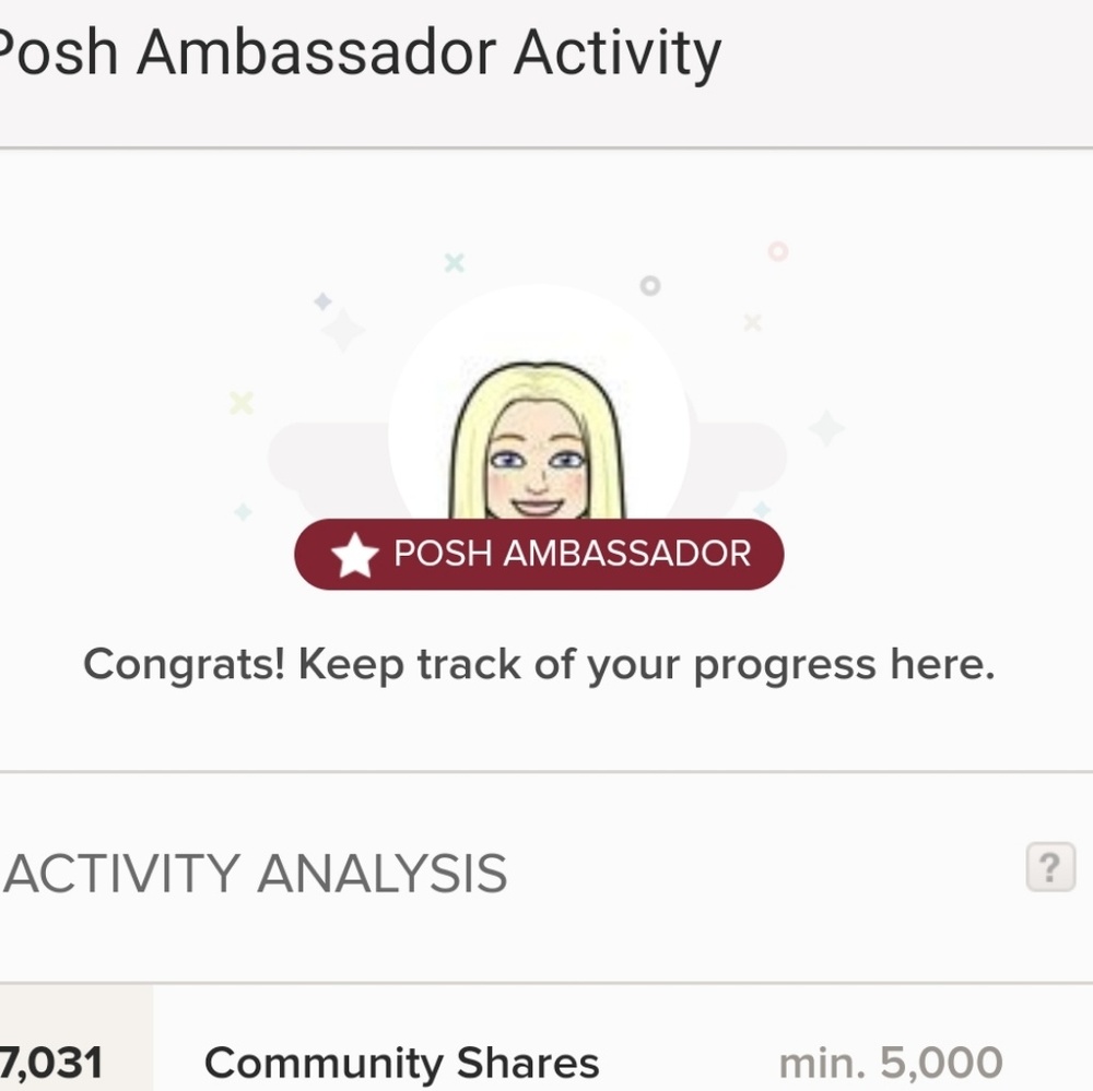 🎉💐Posh Ambassador!!💐🎉